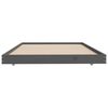 vidaXL Estrutura de cama 80x200 cm madeira de pinho maci&ccedil;a cinzento