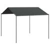 vidaXL Tenda com toldo 3x3 m a&ccedil;o e tecido antracite