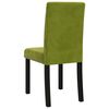 vidaXL Cadeiras de jantar 4 pcs veludo verde-claro