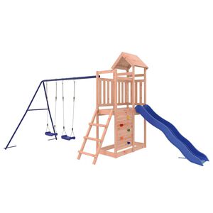 vidaXL Conjunto de brincar para exterior madeira de douglas maci&ccedil;a