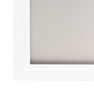 vidaXL Molduras para parede ou mesa 5 pcs 50x70 cm MDF branco