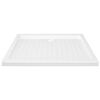 vidaXL Base de chuveiro com pontos 90x70x4 cm ABS branco