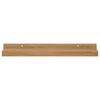 vidaXL Prateleira de Parede 4 pcs Castanho 40 x 9 x 3 cm
