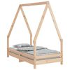 vidaXL Estrutura de cama infantil 70x140 cm pinho maci&ccedil;o