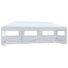 vidaXL Tenda para festas pop-up dobr&aacute;vel c/ 5 paredes 3x9 m branco