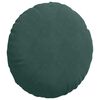 vidaXL Almofadas de Assento 2 pcs Verde Escuro Ø80 x 29 cm Veludo