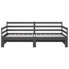 vidaXL Sof&aacute;-cama de puxar 2x(80x200) cm pinho maci&ccedil;o cinza
