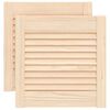 vidaXL Portas de arm&aacute;rio 2 pcs com design de persiana pinho maci&ccedil;o