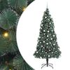vidaXL &Aacute;rvore de Natal Artificial Pr&eacute;-iluminada com Conjunto de Bolas