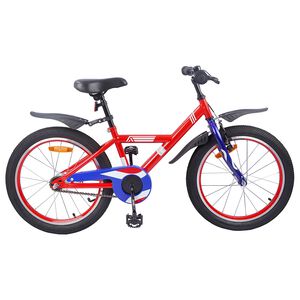 vidaXL Bicicleta Infantil 18 Polegadas para 5-7 anos Vermelho