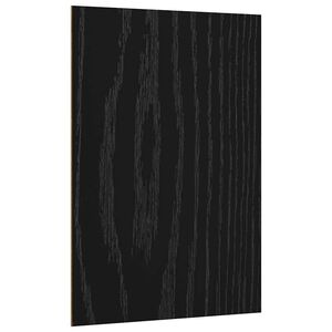 vidaXL Pain&eacute;is de Decora&ccedil;&atilde;o 12 unid. Carvalho Preto 21 x 30 x 0,27 cm