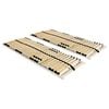vidaXL Estrados de ripas 2 pcs com 28 ripas 7 zonas 70x200 cm