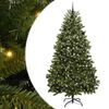 vidaXL &Aacute;rvore de Natal Artificial 240 cm 300 LED Branco quente Verde