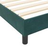 vidaXL Cama Box com cabeceira Verde Escuro 100 x 200 cm Veludo