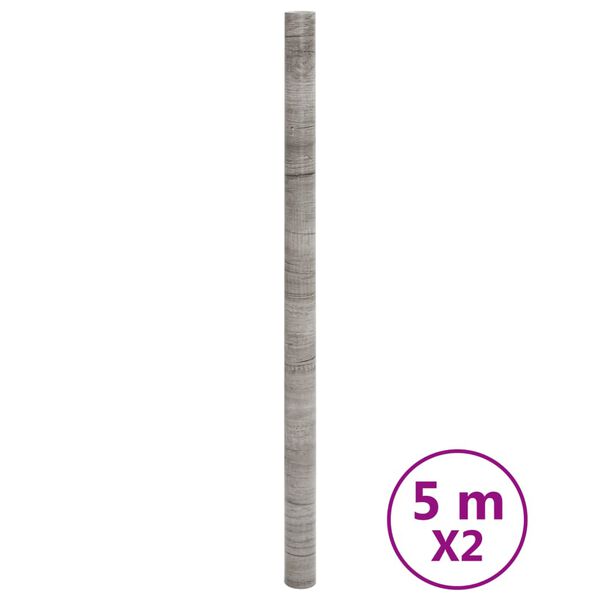 vidaXL Autocolantes para m&oacute;veis c/ aspeto de madeira 90x500 cm PVC