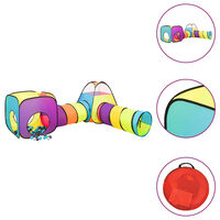 vidaXL Tenda de brincar infantil com 250 bolas 190x264x90 cm multicor