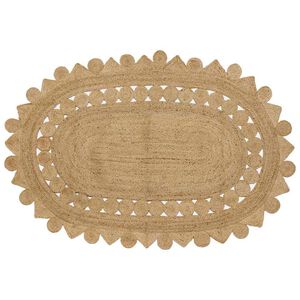 vidaXL Tapete Castanho 205 x 305 cm Juta