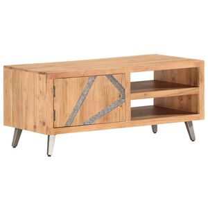 vidaXL Mesa de centro 90x45x40 cm madeira de ac&aacute;cia maci&ccedil;a
