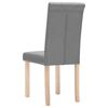 vidaXL Cadeiras de jantar 4 pcs tecido cinzento-claro