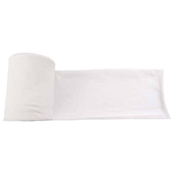 vidaXL Tubo de Drenagem Branco 16 x 2000 cm tecido