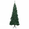 vidaXL &Aacute;rvore de Natal artificial de canto 240 cm PVC verde