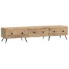 vidaXL Gabinete para TV Carvalho Arttisan 147 x 34,5 x 30 cm