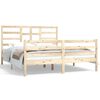 vidaXL Estrutura de cama sem colch&atilde;o 160x200 cm madeira maci&ccedil;a