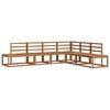 vidaXL Conjunto de Sof&aacute;s para Exterior 6 Pe&ccedil;a Natural