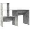 vidaXL Mesa Cinzento Derivados de Madeira 131,5 x 50 x 106,5 cm