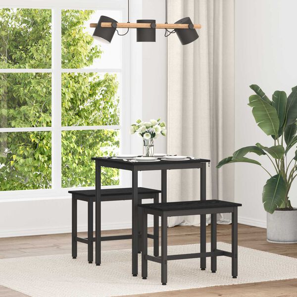 vidaXL Mesas de jantar METAL