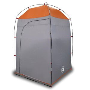 vidaXL Tenda para duche impermeável cinzento