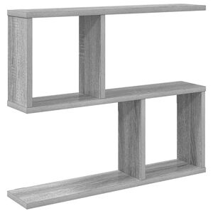 vidaXL Prateleira de Parede Sonoma cinzento 60 x 12 x 50,5 cm
