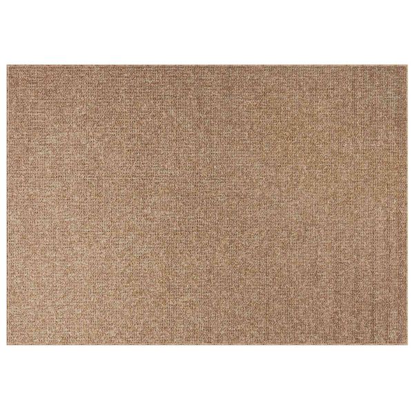 vidaXL Tapetes de &aacute;rea Retangular AGIRA Natural 170 x 120 cm Poli&eacute;ster