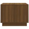 vidaXL Mesa de centro 55x55x43 cm contraplacado cor carvalho castanho