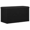 vidaXL Banco de arruma&ccedil;&atilde;o Carvalho Preto 82 x 42 x 45 cm