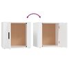vidaXL Mesas de cabeceira 2 pcs 50x39x47 cm branco