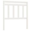 vidaXL Cabeceira de cama 106x4x100 cm pinho maci&ccedil;o branco