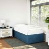 vidaXL Estrutura de cama 90x190 cm veludo azul