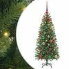vidaXL &Aacute;rvore de Natal Artificial Verde 120 cm PE e PVC