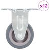 vidaXL 16 pcs rodas fixas 50 mm