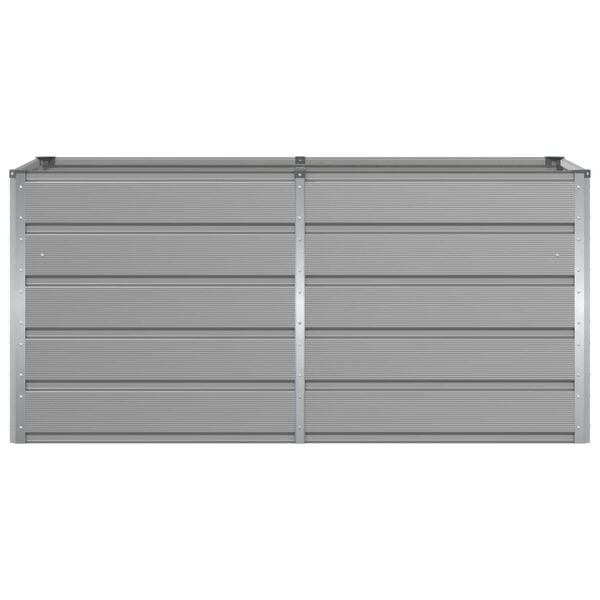 vidaXL Floreira Cinzento-claro 160 x 80 x 75 cm A&ccedil;o