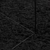 vidaXL Tapete shaggy de pelo alto PAMPLONA 120x120 cm preto