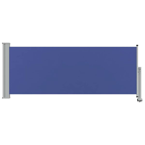 vidaXL Toldo lateral retr&aacute;til para p&aacute;tio 100x300 cm azul