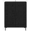 vidaXL Buffet Carvalho Preto 69,5 x 34 x 90 cm