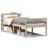vidaXL Cama para idosos com cabeceira 90x200 cm pinho maci&ccedil;o