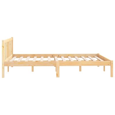 vidaXL Estrutura de cama 120x200 cm madeira de pinho maciço