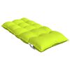 vidaXL Almofad&otilde;es cadeira encosto baixo 2 pcs oxford verde brilhante