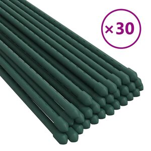 vidaXL Estaca para plantas de jardim 30 pcs 180 cm a&ccedil;o