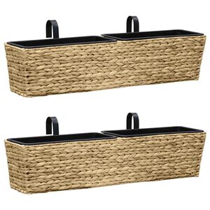 vidaXL Floreiras de pendurar 2 pcs jacinto de &aacute;gua