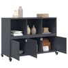 vidaXL Aparador 100,5x39x72 cm a&ccedil;o antracite